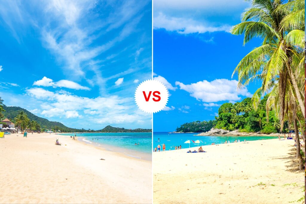 Beach Paradise Showdown: Phuket vs Koh Samui