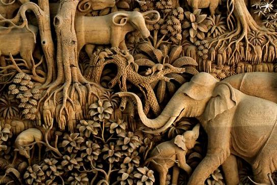 Exploring the Intricate Craftsmanship: A Journey into Thai Wood Carvings