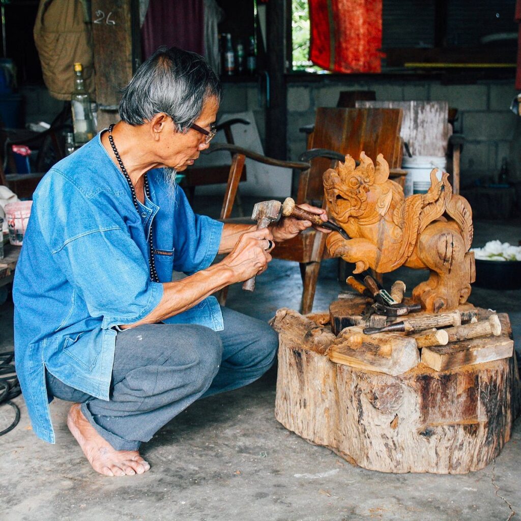 Exploring the Intricate Craftsmanship: A Journey into Thai Wood Carvings
